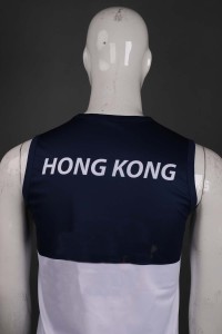 WTV159 custom-made color matching sport suit  Hong Kong  manufacturer sport shirt  athlete's shirt  sport suit detail view-1